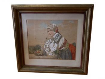 Girl - cardboard - Karel Šimůnek - 1935 Girl - cardboard - Karel Šimůnek - 1935