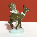 Rosenthal, A child with a deer Rosenthal, A child with a deer