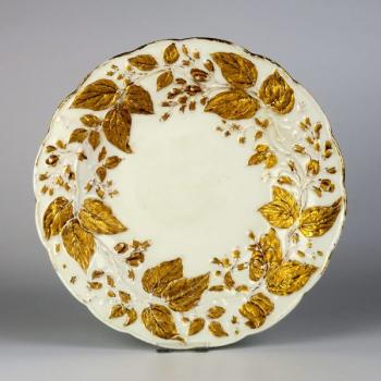 Decorative Plate - white porcelain - 1870 Decorative Plate - white porcelain - 1870