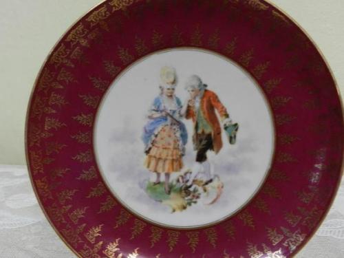 Plate - white porcelain - Carl Knoll Carlsbad - 1910 Plate - white porcelain - Carl Knoll Carlsbad - 1910