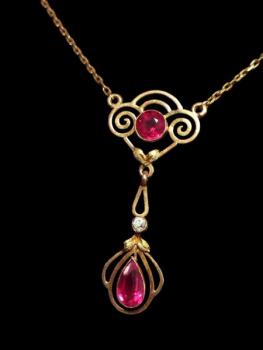 Gold Necklace - gold - 1890 Gold Necklace - gold - 1890