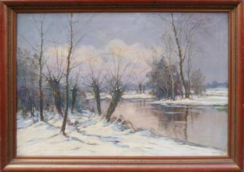Winter Landscape - Viktor Novák - 1934 Winter Landscape - Viktor Novák - 1934