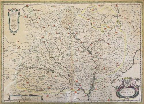 MARCHIONATUS MORAVIAE Auct. I. Comenio, 1630 MARCHIONATUS MORAVIAE Auct. I. Comenio, 1630