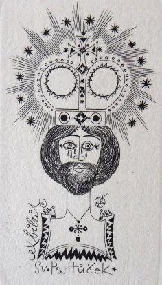 Jiri Antonin Svengsbir - Ex libris Sv. Pantucek Jiri Antonin Svengsbir - Ex libris Sv. Pantucek