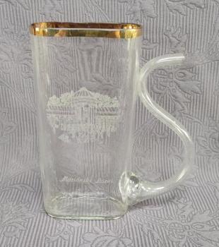 Glass Spa Sipping Cup - 1950 Glass Spa Sipping Cup - 1950