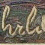 Painting - cardboard - Láďa Ehrlich - 1940 Painting - cardboard - Láďa Ehrlich - 1940