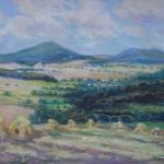 Jaromir Hauptmann Sedlacek - Summer landscape with Jaromir Hauptmann Sedlacek - Summer landscape with