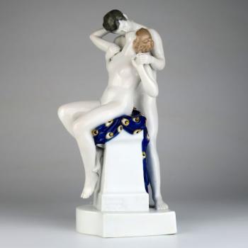 Lovers - white porcelain - 1924 Lovers - white porcelain - 1924