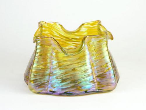 Glass Dishes - iridescent glass - Wilhelm Kralik - Lenora - 1910 Glass Dishes - iridescent glass - Wilhelm Kralik - Lenora - 1910