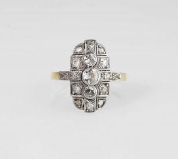 Ring - gold, diamond - 1930 Ring - gold, diamond - 1930