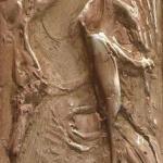 Jan Hana - Relief with boy and girl Jan Hana - Relief with boy and girl