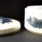 Large porcelain box, blue lion - Rosenthal Large porcelain box, blue lion - Rosenthal