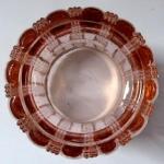Pink glass with gold border - Zum Andenken Pink glass with gold border - Zum Andenken