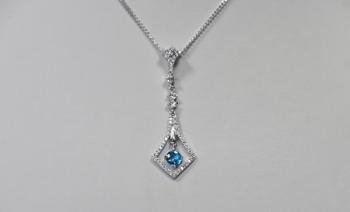 Pendant - silver, zircon - 2000 Pendant - silver, zircon - 2000