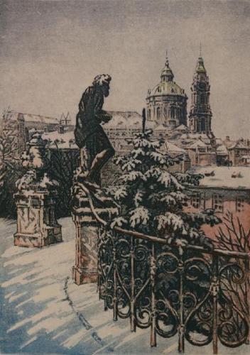 A view of the church of Saint Nicolas A view of the church of Saint Nicolas