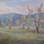 Josef Hlavacek - Autumn landscape with hills Josef Hlavacek - Autumn landscape with hills