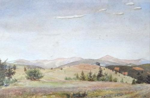 Hugo Carlberg, atributed - View to the hilly lands Hugo Carlberg, atributed - View to the hilly lands