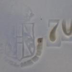 Plate with onion pattern - Opaque Wilhelmsburg Plate with onion pattern - Opaque Wilhelmsburg