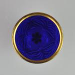 Glass Goblet - enamel, cobalt - 1855 Glass Goblet - enamel, cobalt - 1855