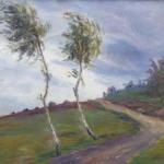 Chodounska Marie - Walking with birches before the Chodounska Marie - Walking with birches before the