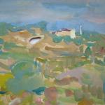 Stuchlik - Trees and houses, blue sky Stuchlik - Trees and houses, blue sky