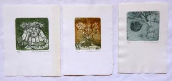 Anna Khunova - Bee, Mouse, Ex libris  Anna Khunova - Bee, Mouse, Ex libris