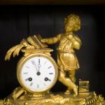 Mantel Clock - bronze, enamel - MEDAILLE D´ARGENT JAPY FILS 1844, 1849 - 1849 Mantel Clock - bronze, enamel - MEDAILLE D´ARGENT JAPY FILS 1844, 1849 - 1849