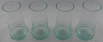 Four beryl glasses  - Moser, Bruno Morbelli Four beryl glasses  - Moser, Bruno Morbelli