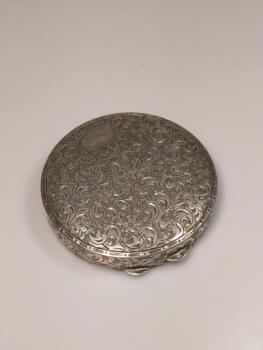 Silver Powder Box - 1930 Silver Powder Box - 1930