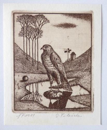 Jindrich Pilecek - Ex libris, M. Urbanova  Jindrich Pilecek - Ex libris, M. Urbanova