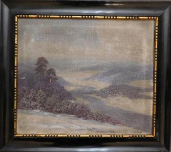 Winter Landscape - Vraný - 1930 Winter Landscape - Vraný - 1930