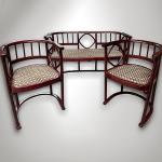 Josef Hoffmann: Sofa set, 1912 Josef Hoffmann: Sofa set, 1912