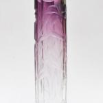 Vase - facet glass, amethyst glass - Ludwig Moser - 1915 Vase - facet glass, amethyst glass - Ludwig Moser - 1915