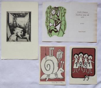 PF 1978 Samuel Stanko, PF 1981 Eva Landrova, Petr  PF 1978 Samuel Stanko, PF 1981 Eva Landrova, Petr