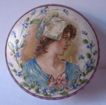 Painted Jewelry Box - 1920 Painted Jewelry Box - 1920