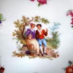 Bowl with bowls - Gallant scene Bowl with bowls - Gallant scene