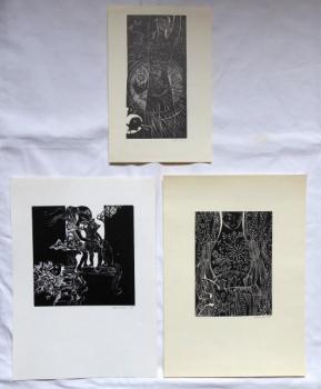 Anna Grmelova - Little girl with a cat, Boy with b Anna Grmelova - Little girl with a cat, Boy with b