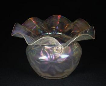 Vase - clear glass, iridescent glass - Harrachov, Neuwelt - 1910 Vase - clear glass, iridescent glass - Harrachov, Neuwelt - 1910