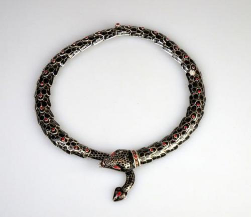 Collier - enamel, silver - Margot Van Voorhies - 1960 Collier - enamel, silver - Margot Van Voorhies - 1960