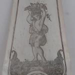 Silver shovel with figural motif Silver shovel with figural motif