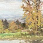 Landscape - plywood - Otakar Hùrka - 1930 Landscape - plywood - Otakar Hùrka - 1930