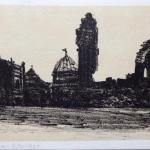 Jaroslav Svab - Dresden, Aisle with a tower  Jaroslav Svab - Dresden, Aisle with a tower