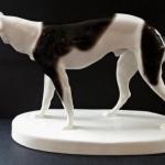 Ceramic statuette Borzoi - Goldscheider Ceramic statuette Borzoi - Goldscheider