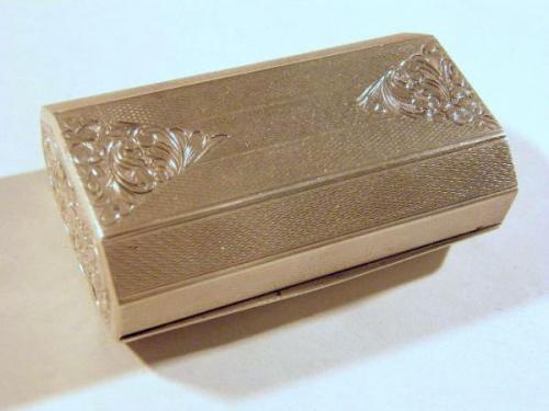 Silver Tobacco Box - silver - 1930 Silver Tobacco Box - silver - 1930