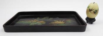 209. SMALL TRAY WITH CANDLE ON BASE 209. SMALL TRAY WITH CANDLE ON BASE