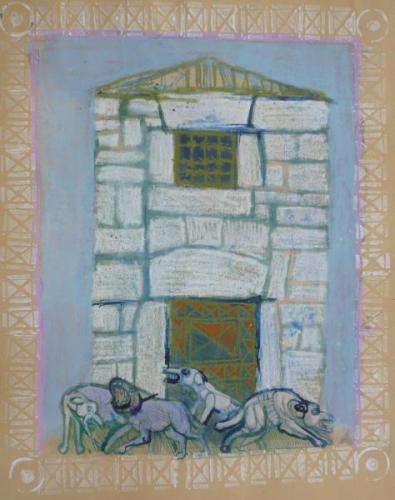 Hans Erni - Dogs, Perseus Hans Erni - Dogs, Perseus