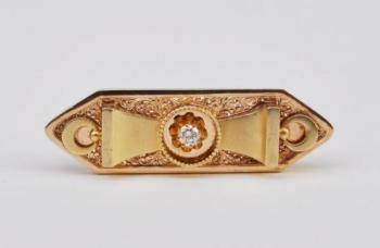 Brilliant Brooch - gold, diamond - 1880 Brilliant Brooch - gold, diamond - 1880