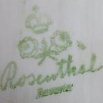 Bowl with flowers and beads - Rosenthal Bowl with flowers and beads - Rosenthal