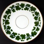 Meissen saucer with vines Meissen saucer with vines
