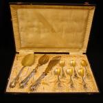Set of spoons, serving cutlery Set of spoons, serving cutlery